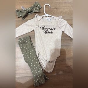 Mama's Mini Outfit W Headband